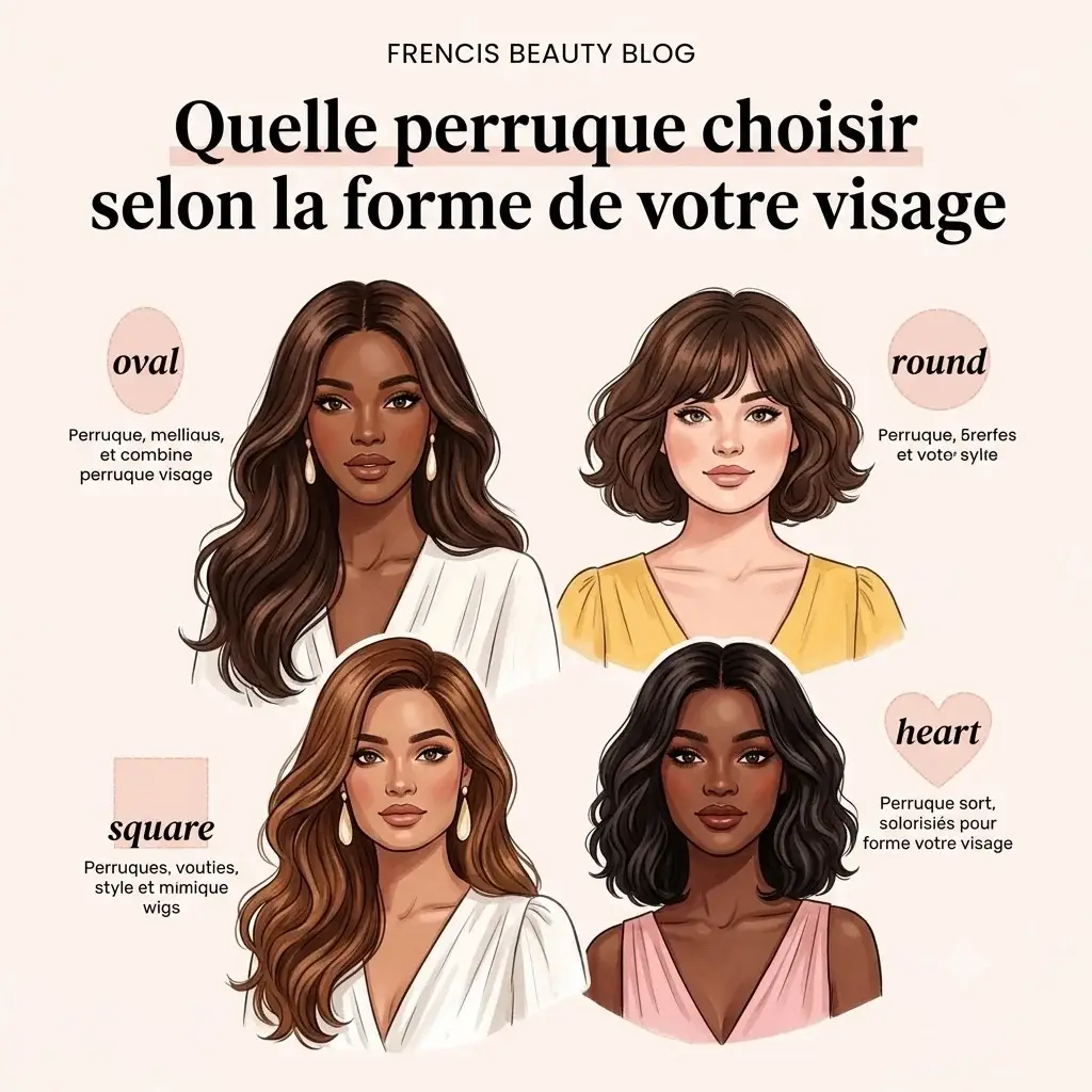 Quelle perruque choisir selon son visage ? Guide complet 2026