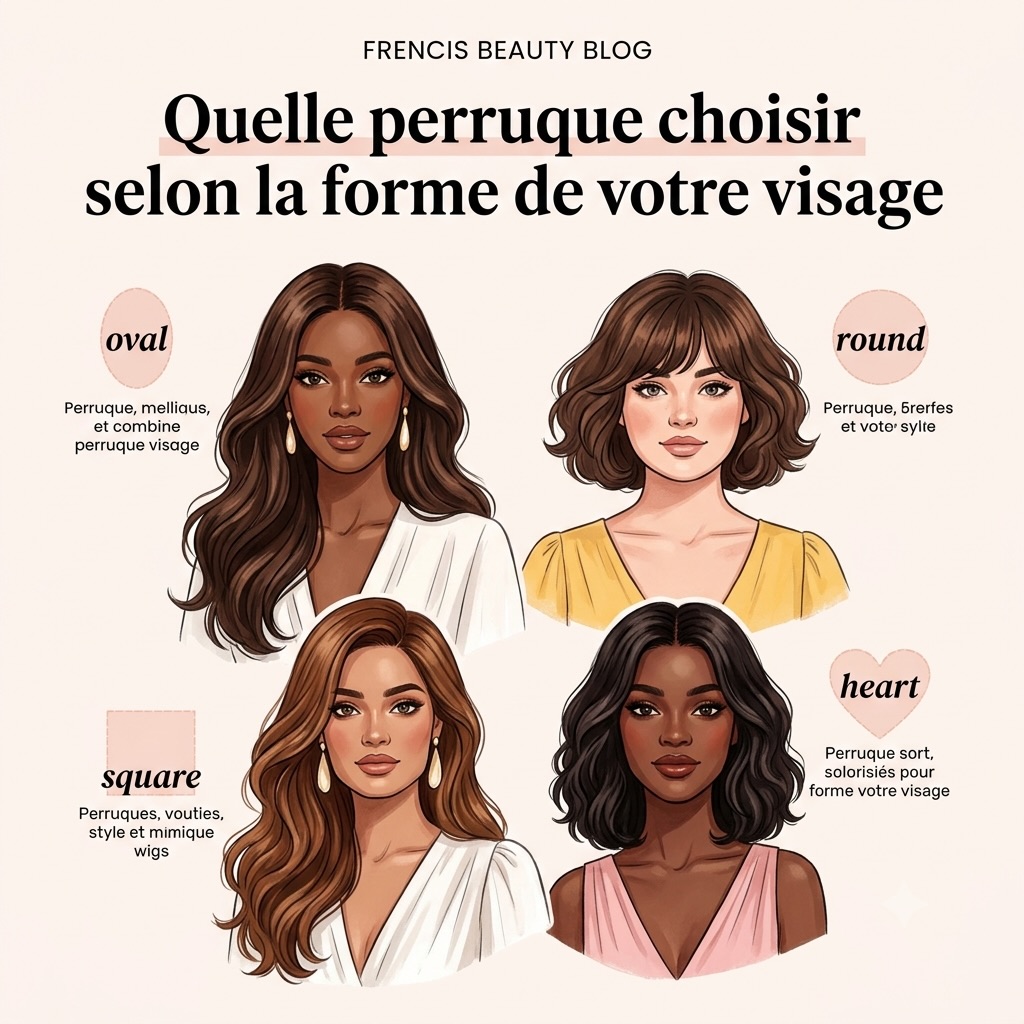 Quelle perruque choisir selon son visage ? Guide complet 2026